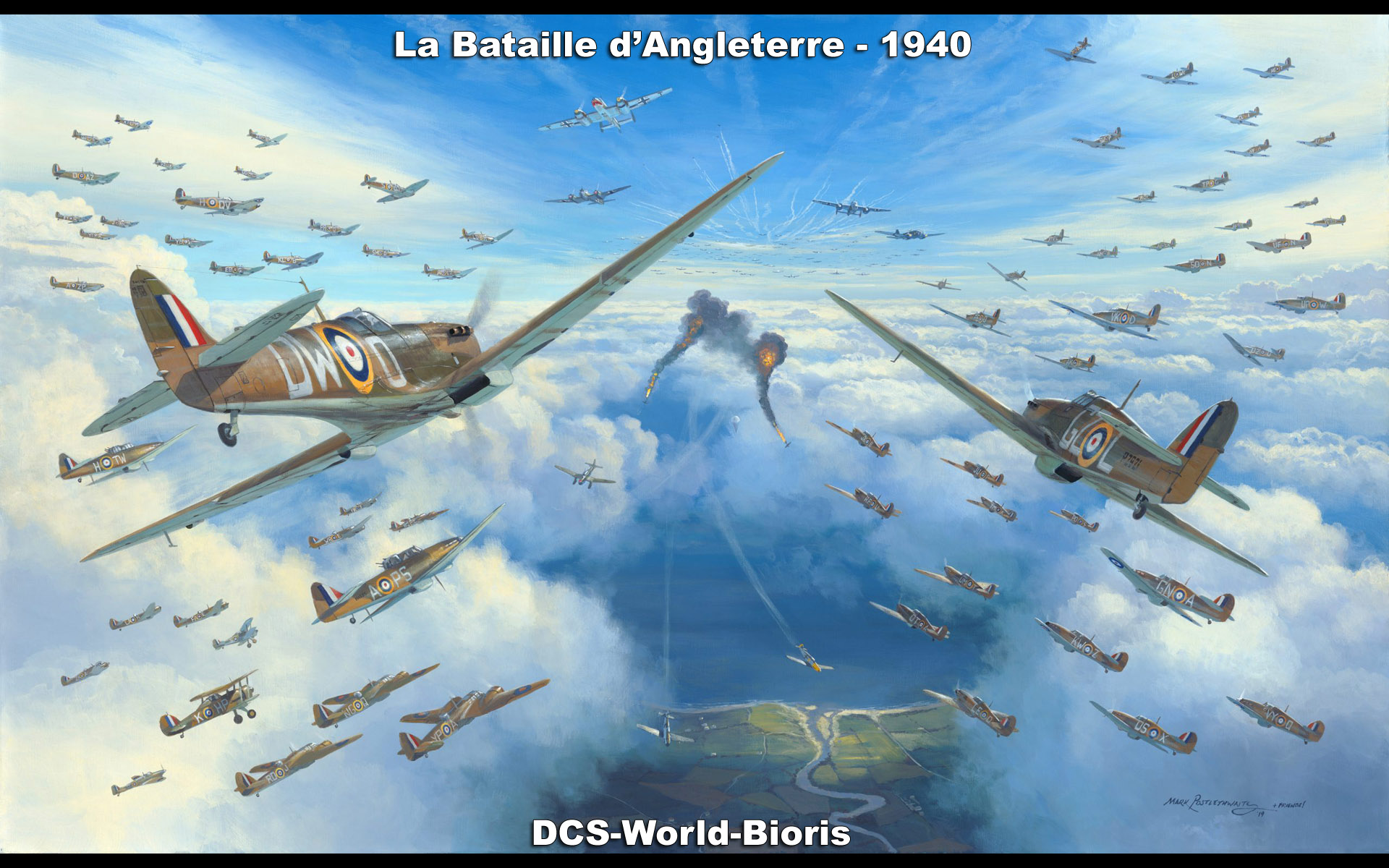 Maquette Avion Bataille D'Angleterre Revell - 4 Avions échelle 1:72 - Spitfire Amélioré, Non Construit, Non Peint - 85e Anniversaire