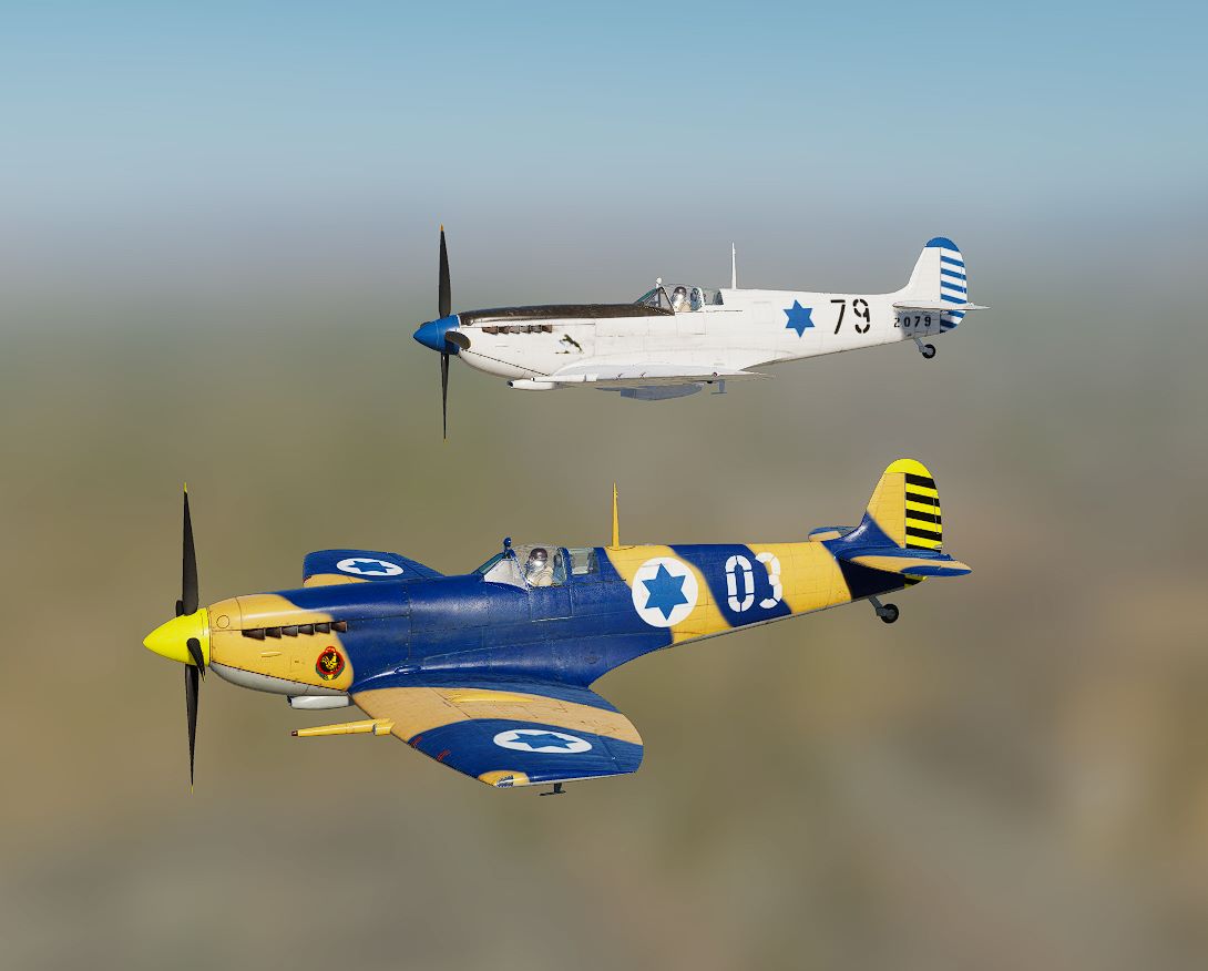 IAF Spitfire pack - 107th&105th 1950s