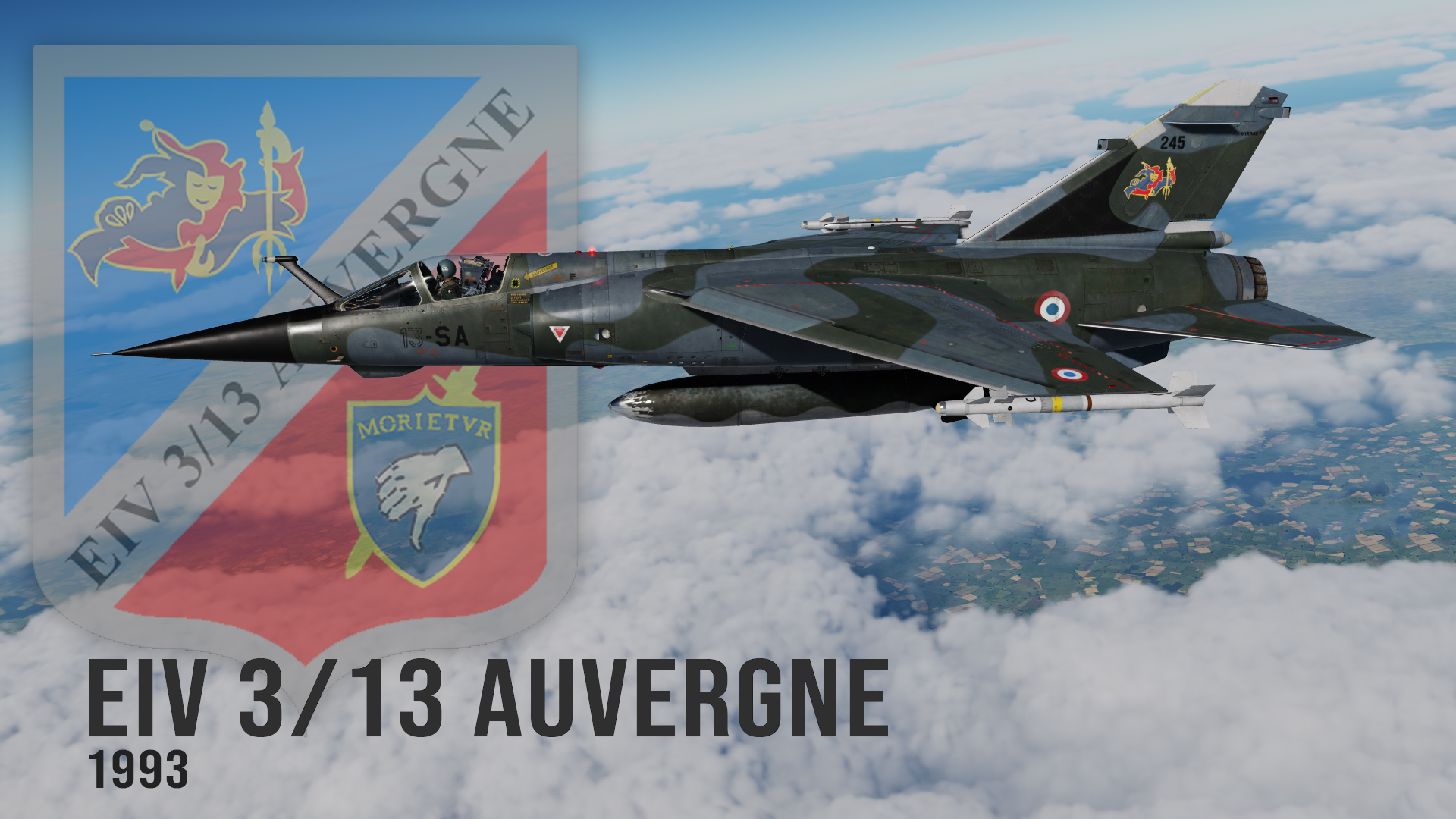 Mirage F1CT, EIV 3/13 Auvergne, 1993 V1.1