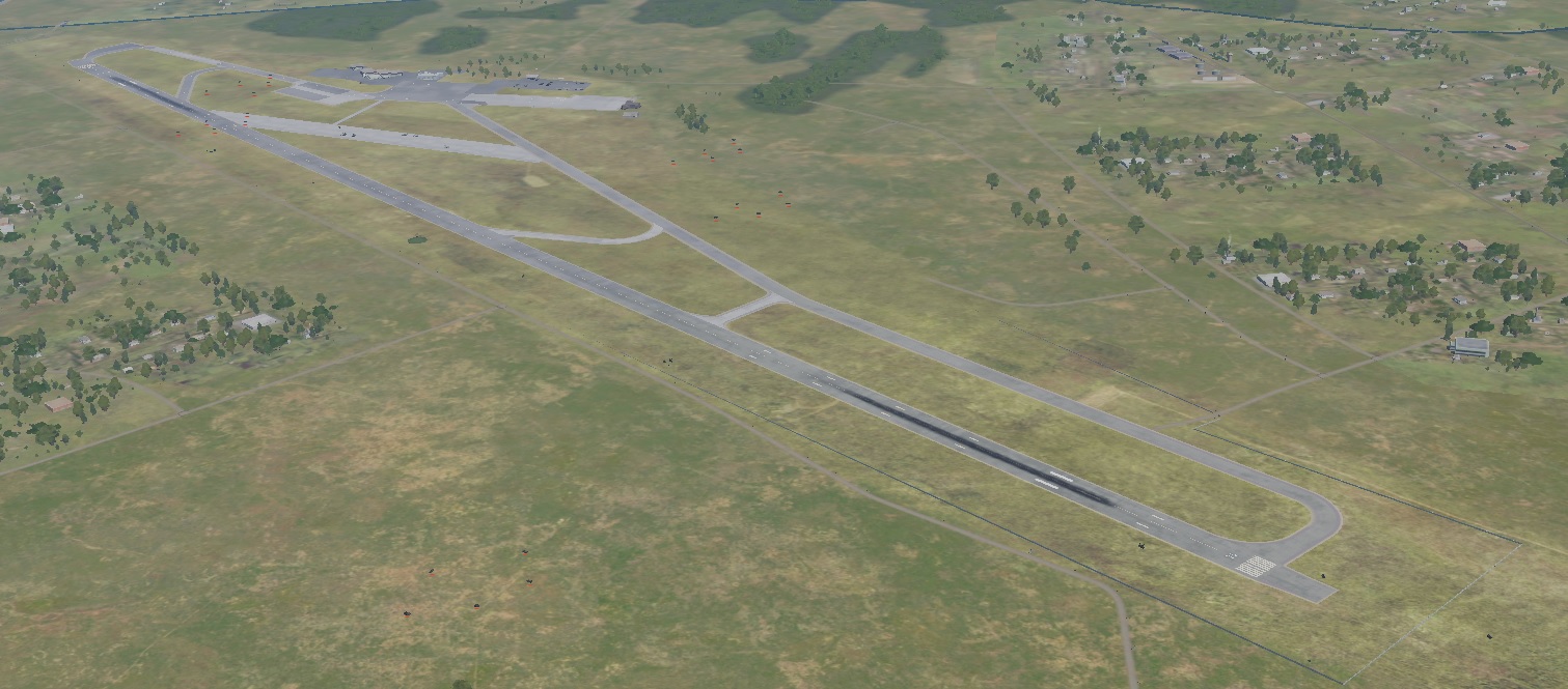 Airfield attack training mission