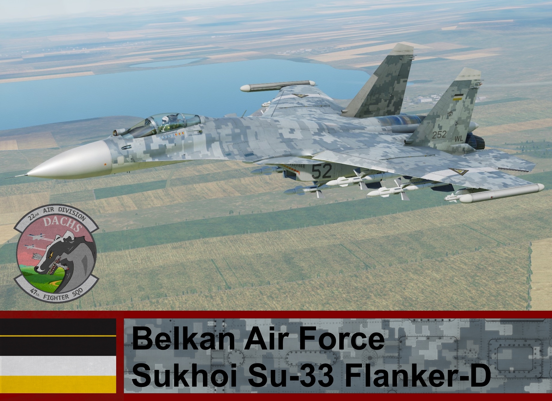 Belkan Air Force Su-33 Flanker-D - Ace Combat Zero (47th TFS)