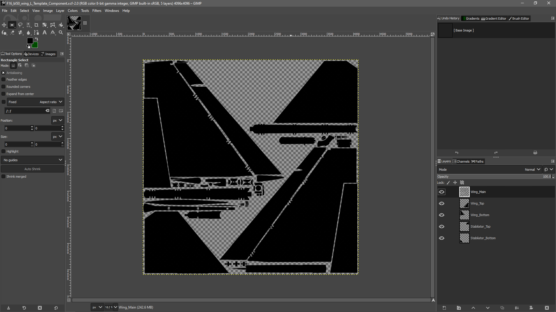 F-16C - Component Texture Layers