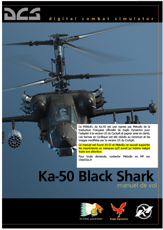MANUEL Ka-50 Francais pour version Tableau de bord US
