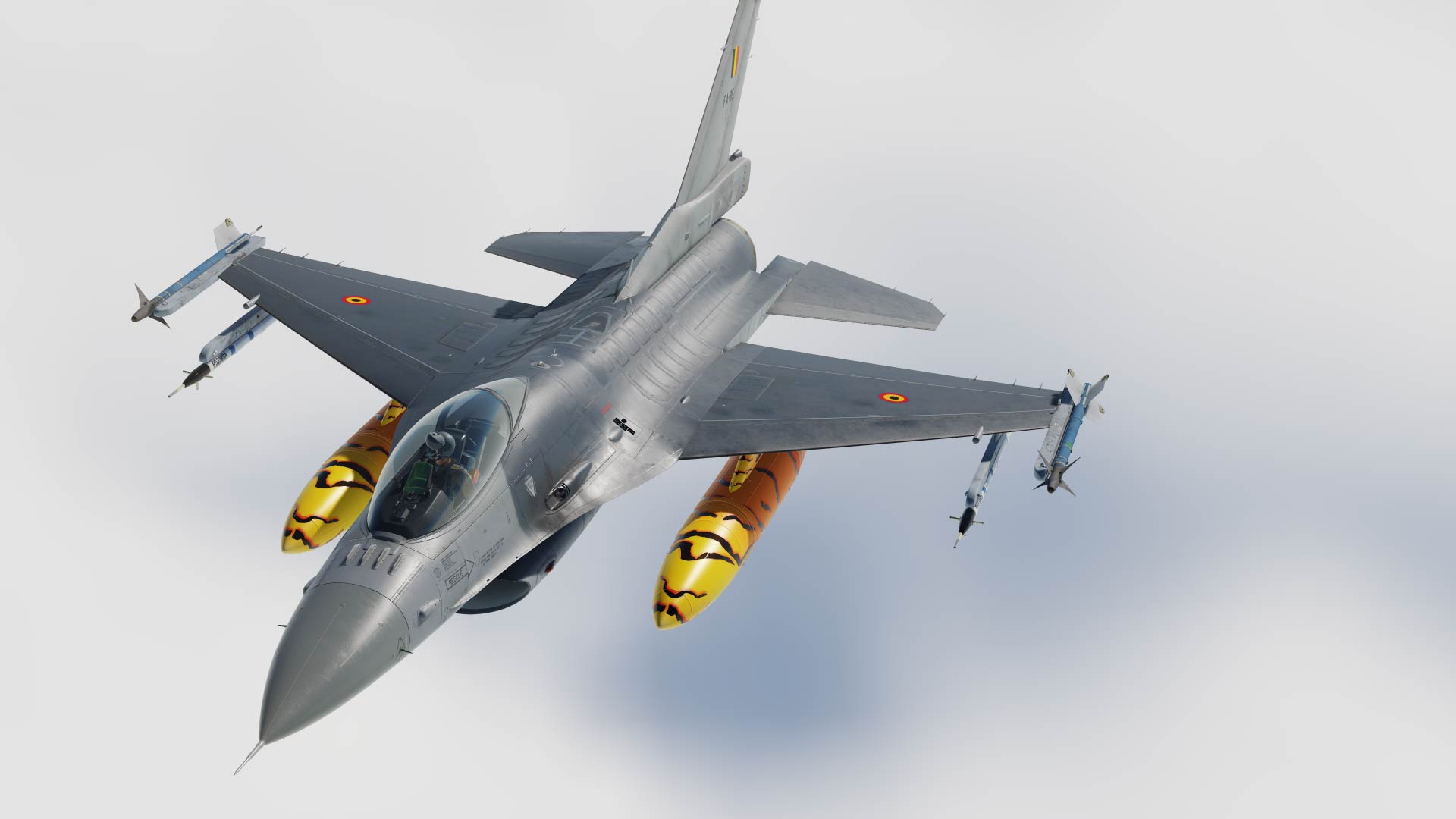 F-16 Belgian Air Force 10w FA-95 New Paintscheme V3.0
