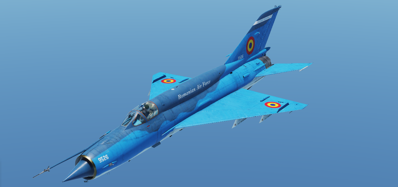 ROAF: Mig-21 LanceR Blue