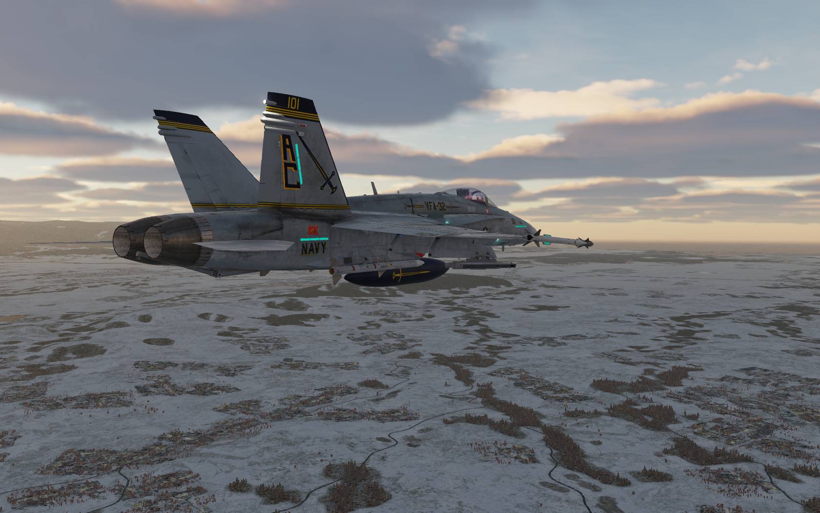 VFA-32 skin for the legacy hornet (AC101)