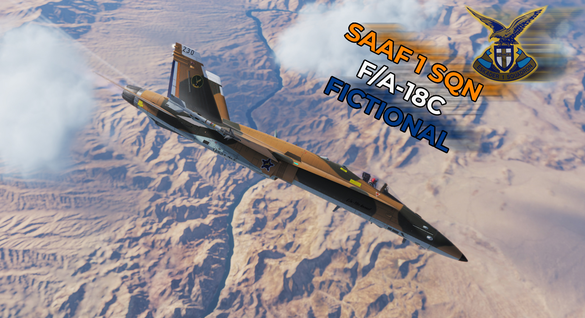 SAAF 1 SQD F/A-18C Fictional Skins