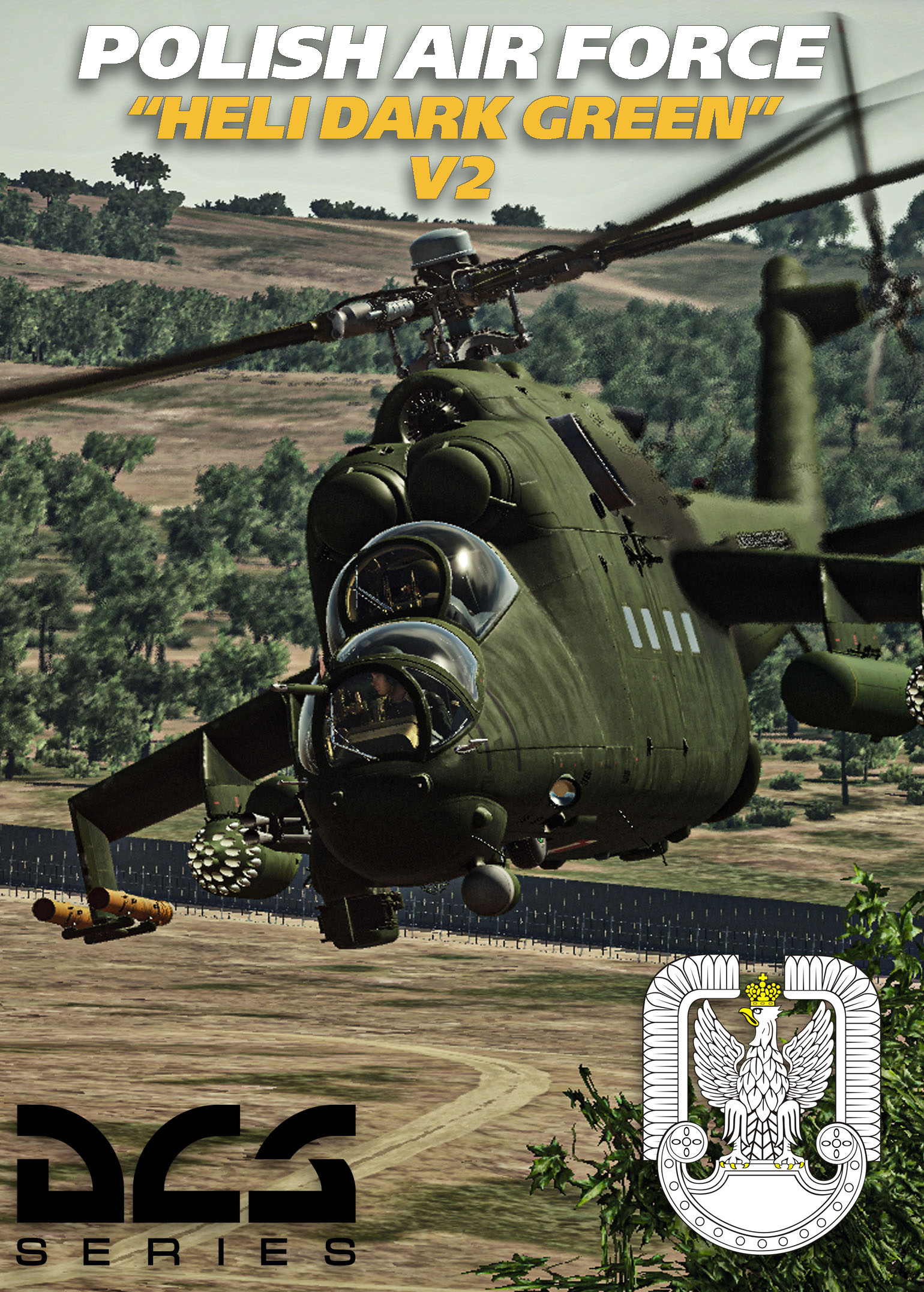 Mi-24P Polish Air Force - Dark Green v2