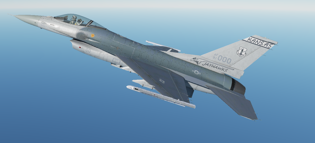 F-16C - 184th Fighter Wing,  Kansas Air National Guard 1990-1994
