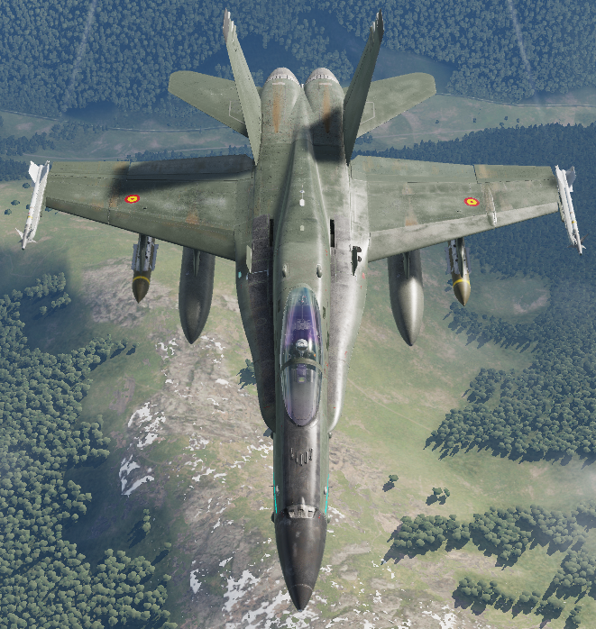 EF-18 Spanish Green Camo 