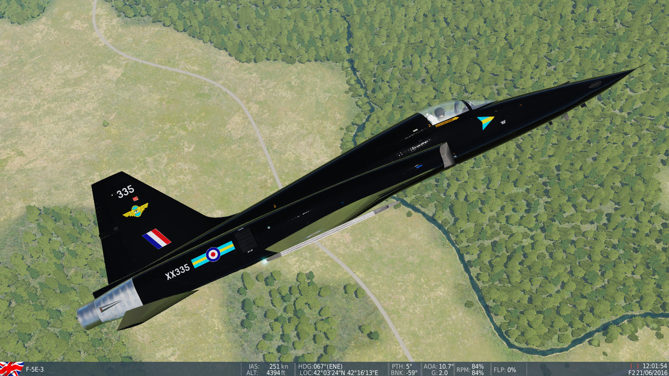 Fictional RAF F-5E Hawk T1 Livery