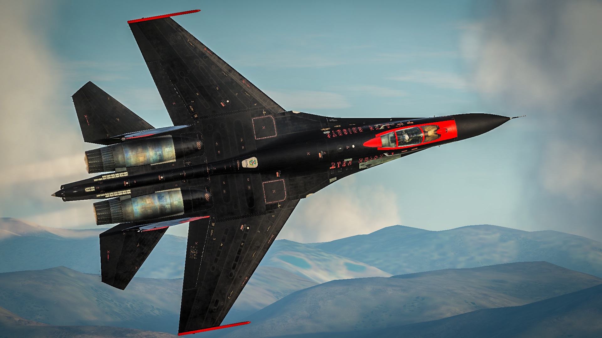 Dark Knight skin for Su-27