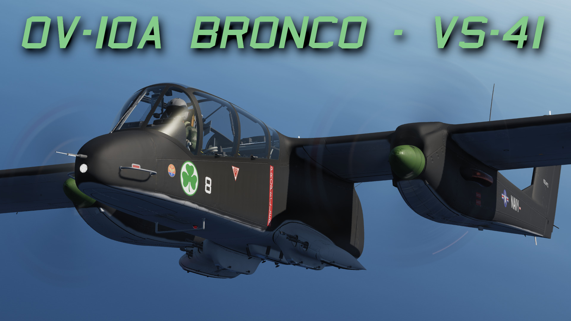 OV-10A Bronco, VS-41 'Shamrocks' - Skin