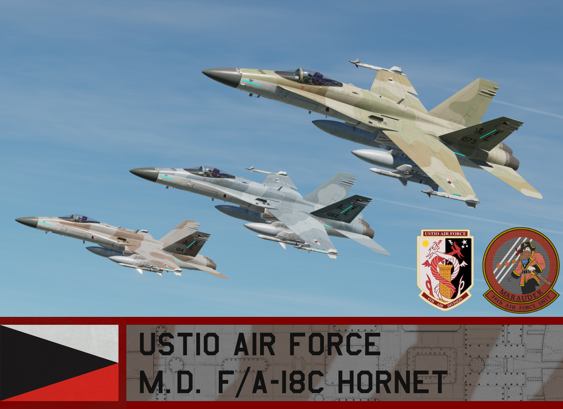 Ustio Air Force F/A-18C Hornet - Ace Combat Zero (39th AFU)