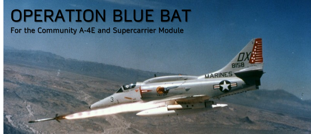A-4E Operation Blue Bat