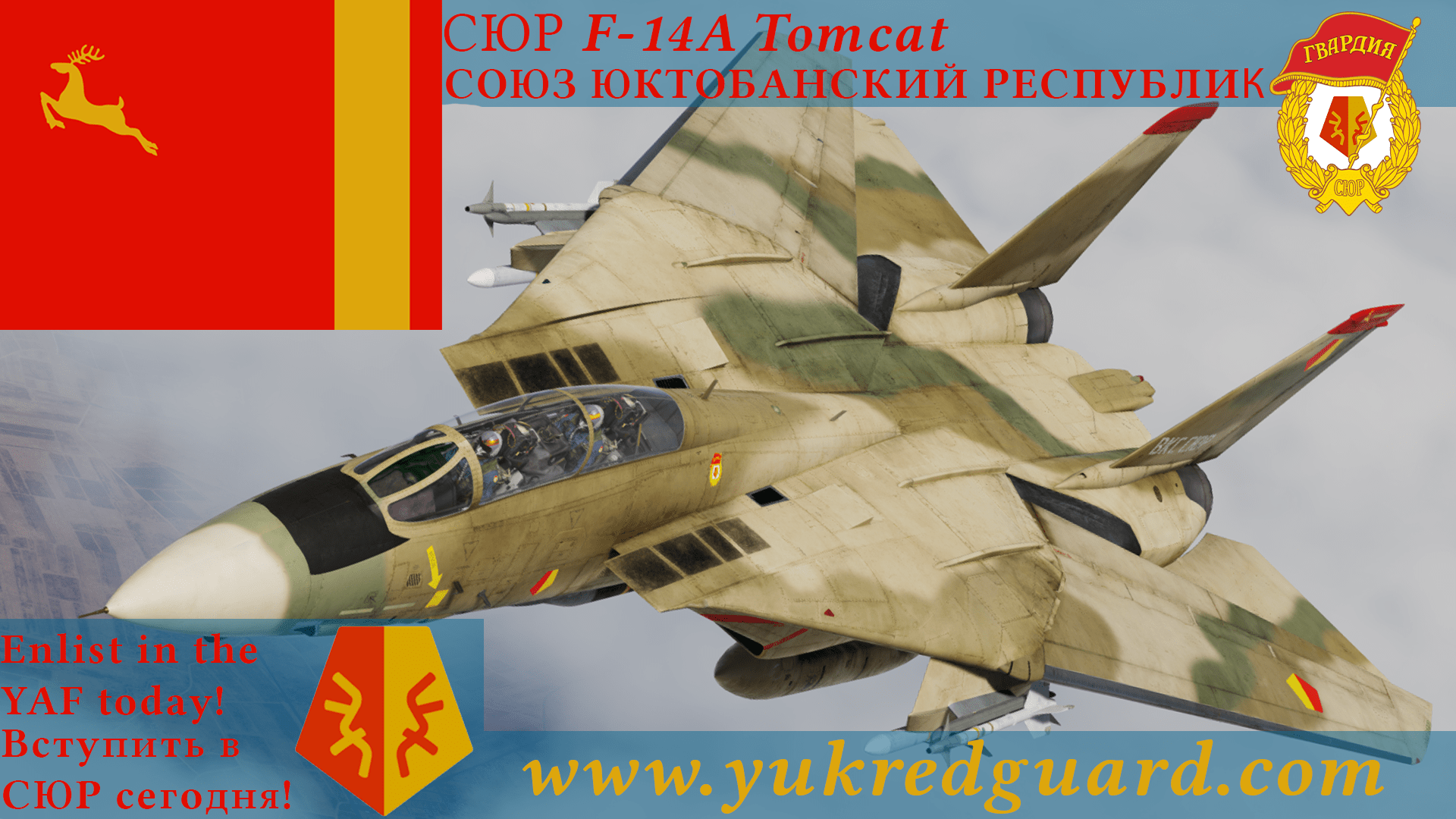 Yuktobanian Air Force F-14A - Ace Combat - Yuktobanian Red Guard