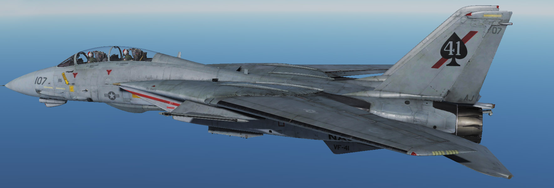 F-14 - Black Aces - VF-41 - Fast Eagle 107 (v3.0)