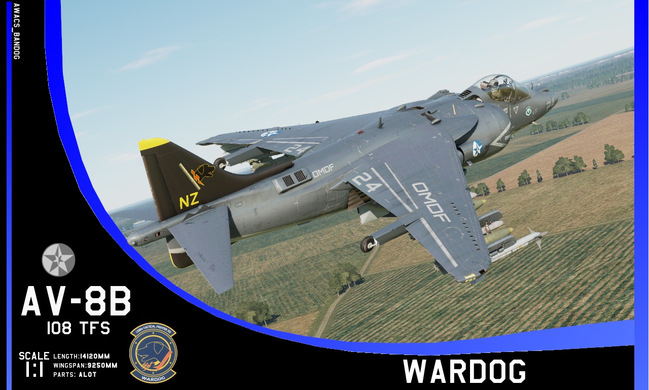 Ace Combat - 108th TFS "Wardog" Squadron AV-8B