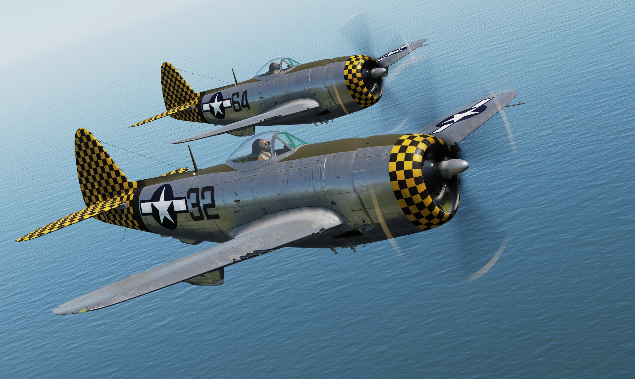 "Checkertail" - Generic P-47D Skin