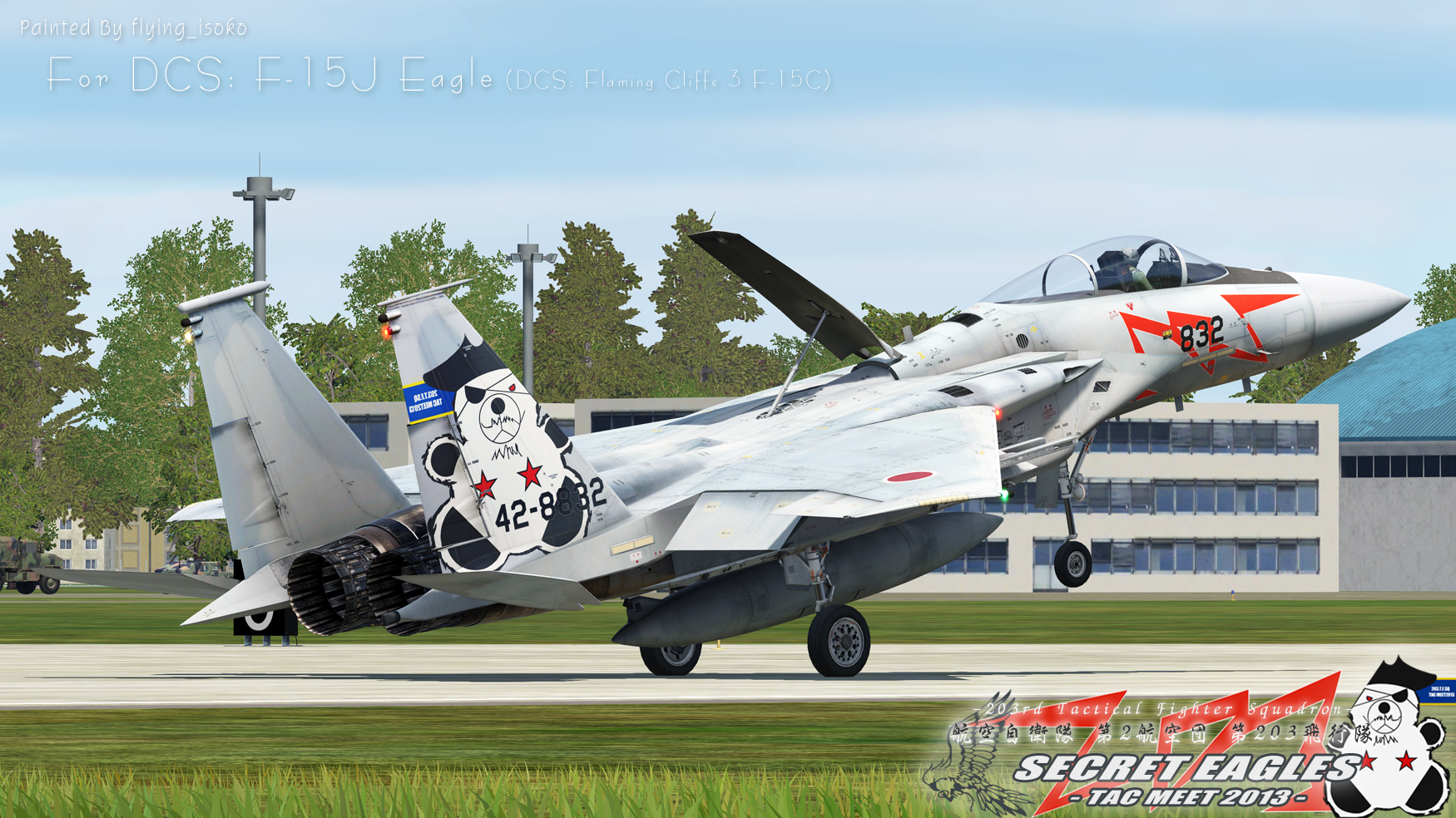 F-15J EAGLE 203TFS Secret Eagles - TAC MEET 2013 v0.90
