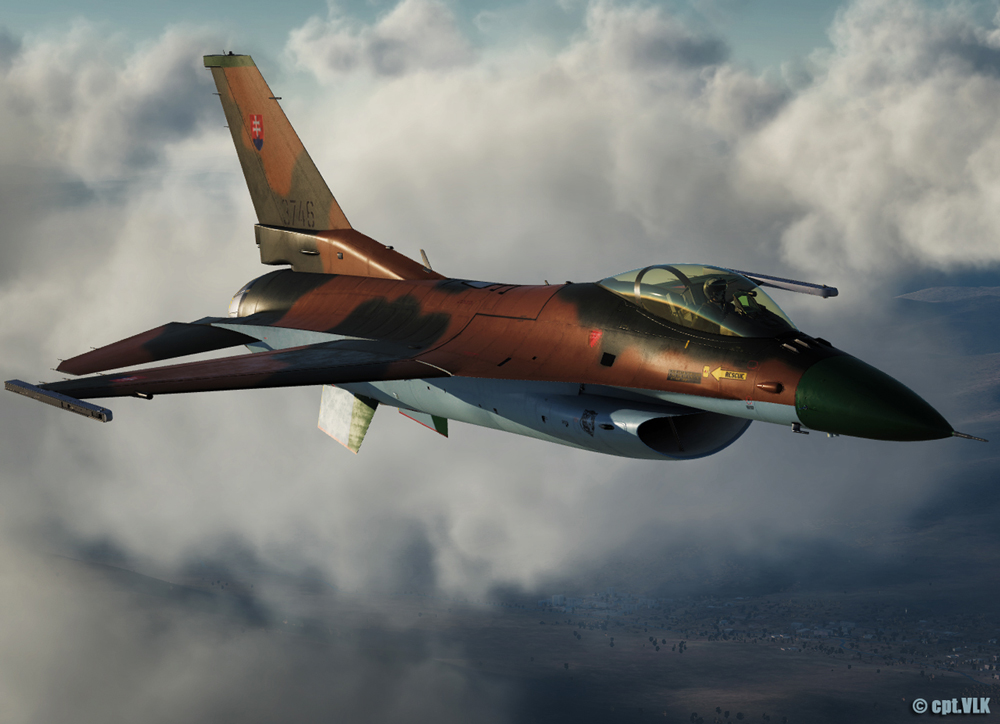 F-16C Slovak Air Force camouflage 3746