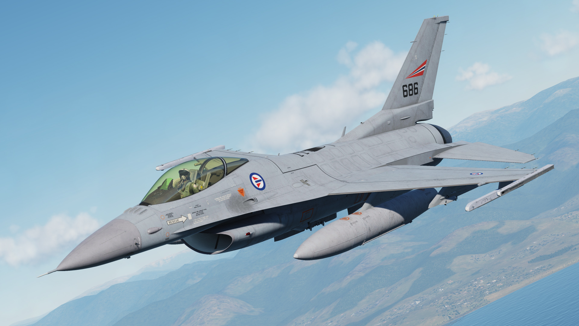 F-16C - RNoAF - 686 - FLO