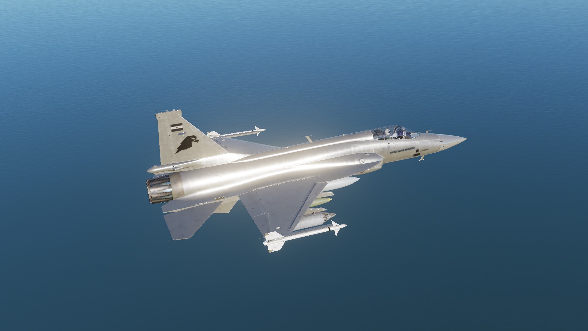 JF-17 Fuerza Aérea Argentina Superioridad Aérea Versión Cromado
