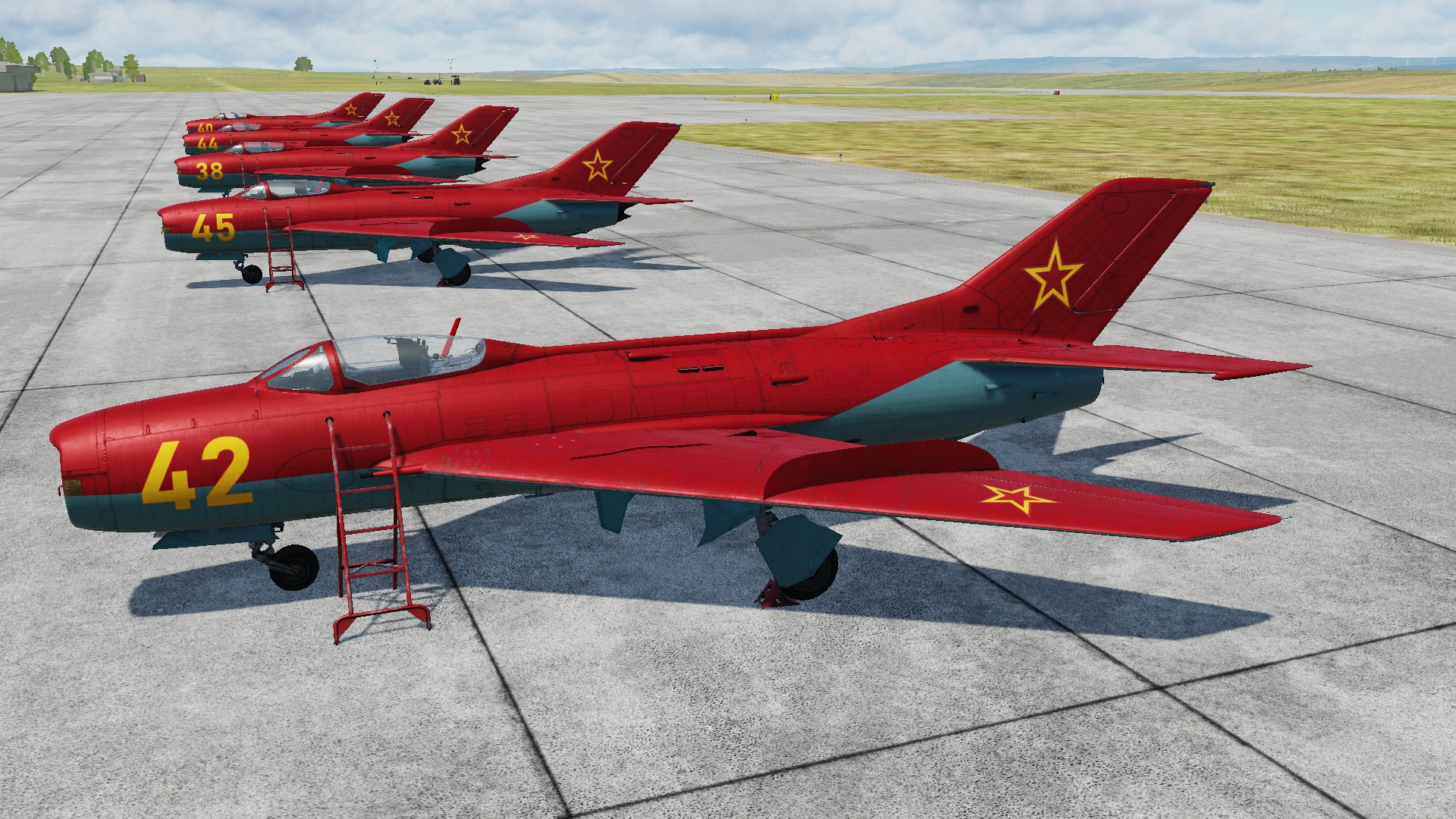 Soviet 1961 MiG-19 Aerobatic Team skin pack part 2