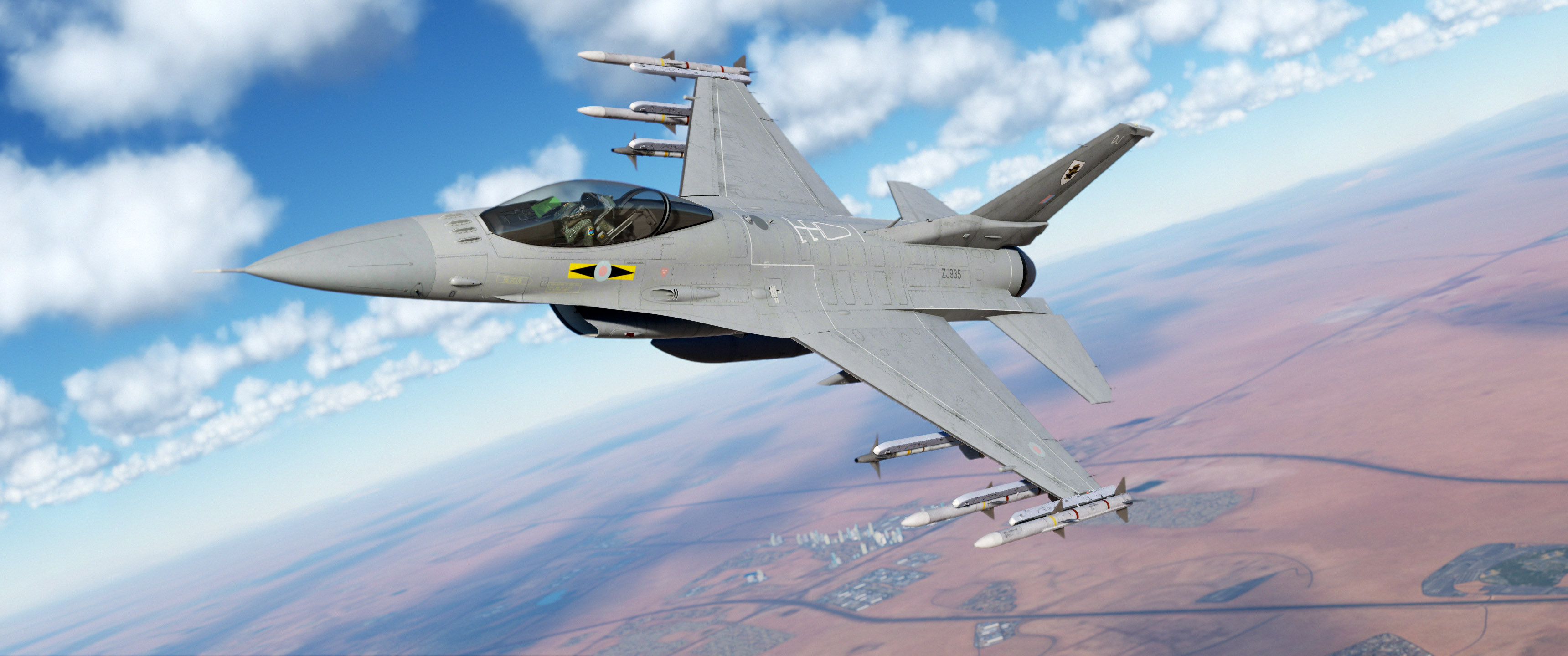 Royal Air Force F-16 C  FGR4 Fictional RAF- 11 Squadron (More to come) | Version 2.0