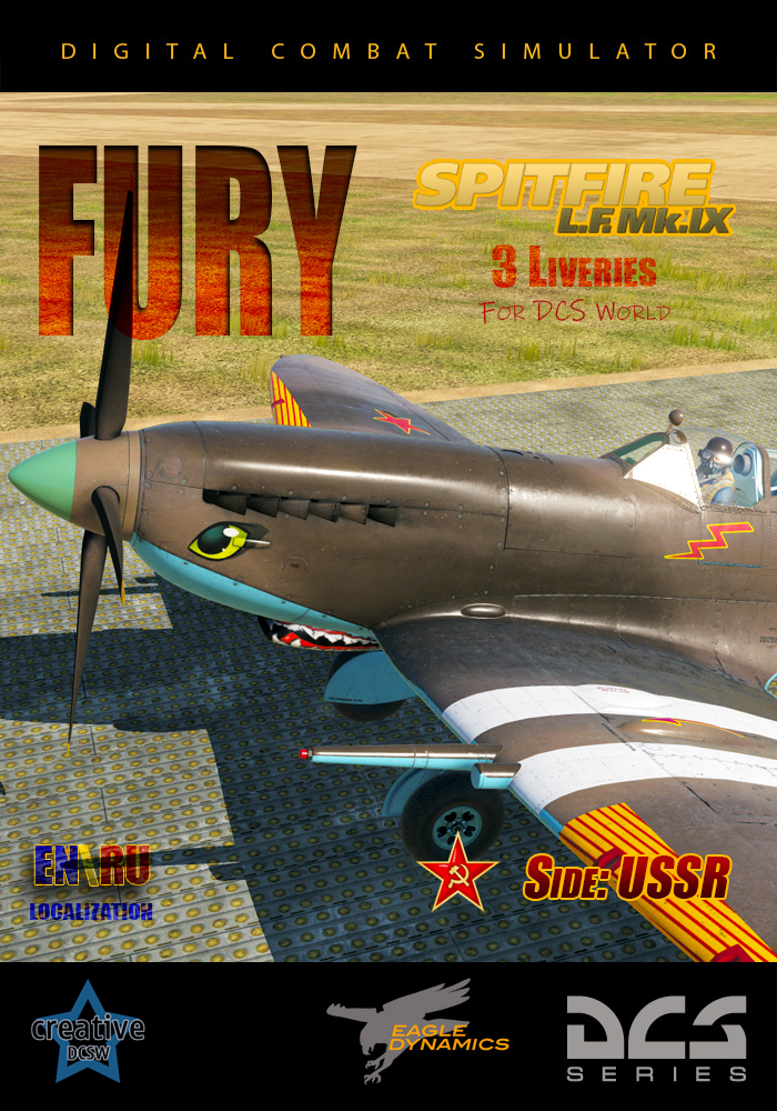 Fury Fan Skin Spitfire LF Mk. lX Pack USSR