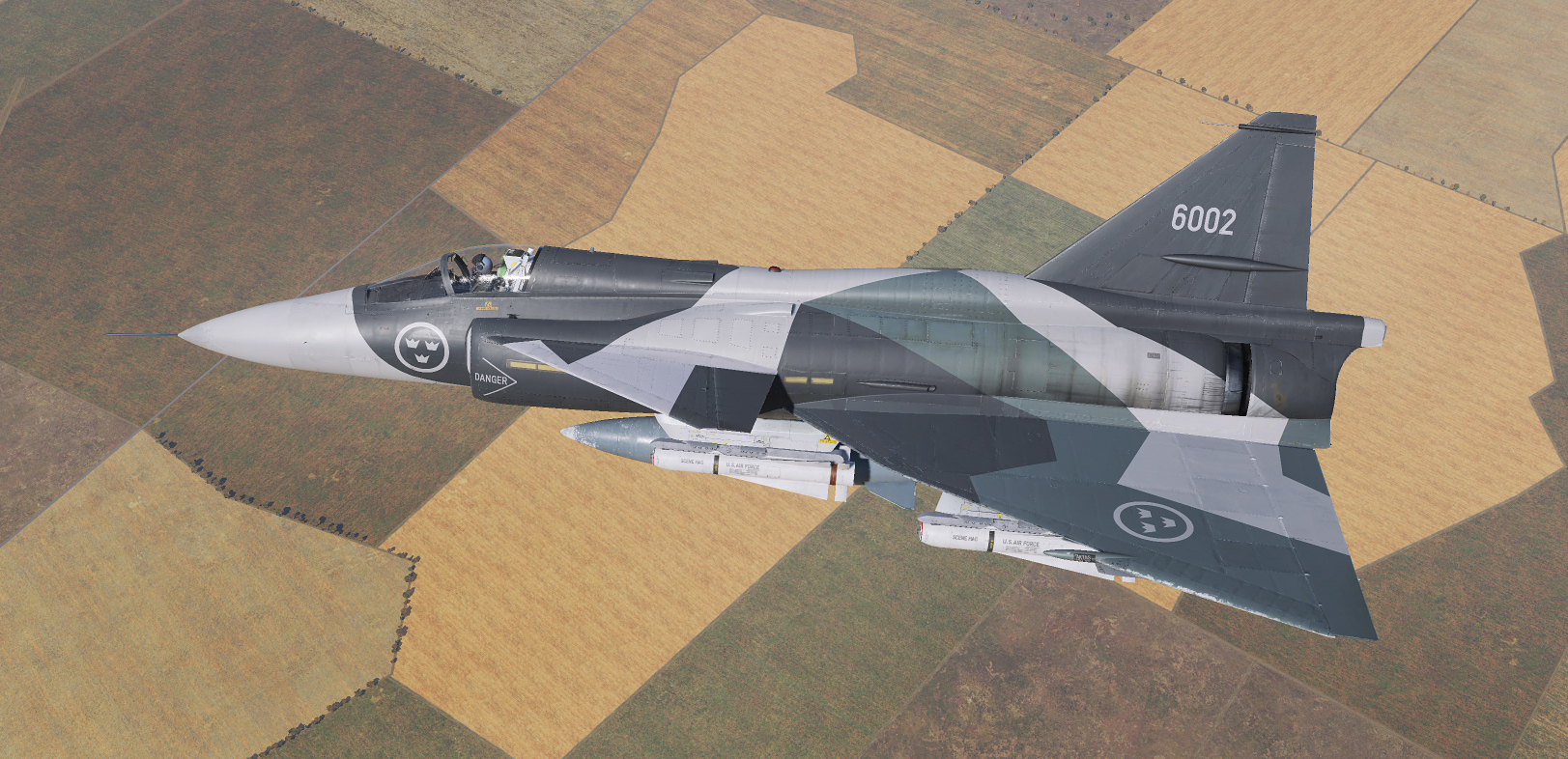 AJS-37 Viggen - 6002 Gripen E Splinter Camo
