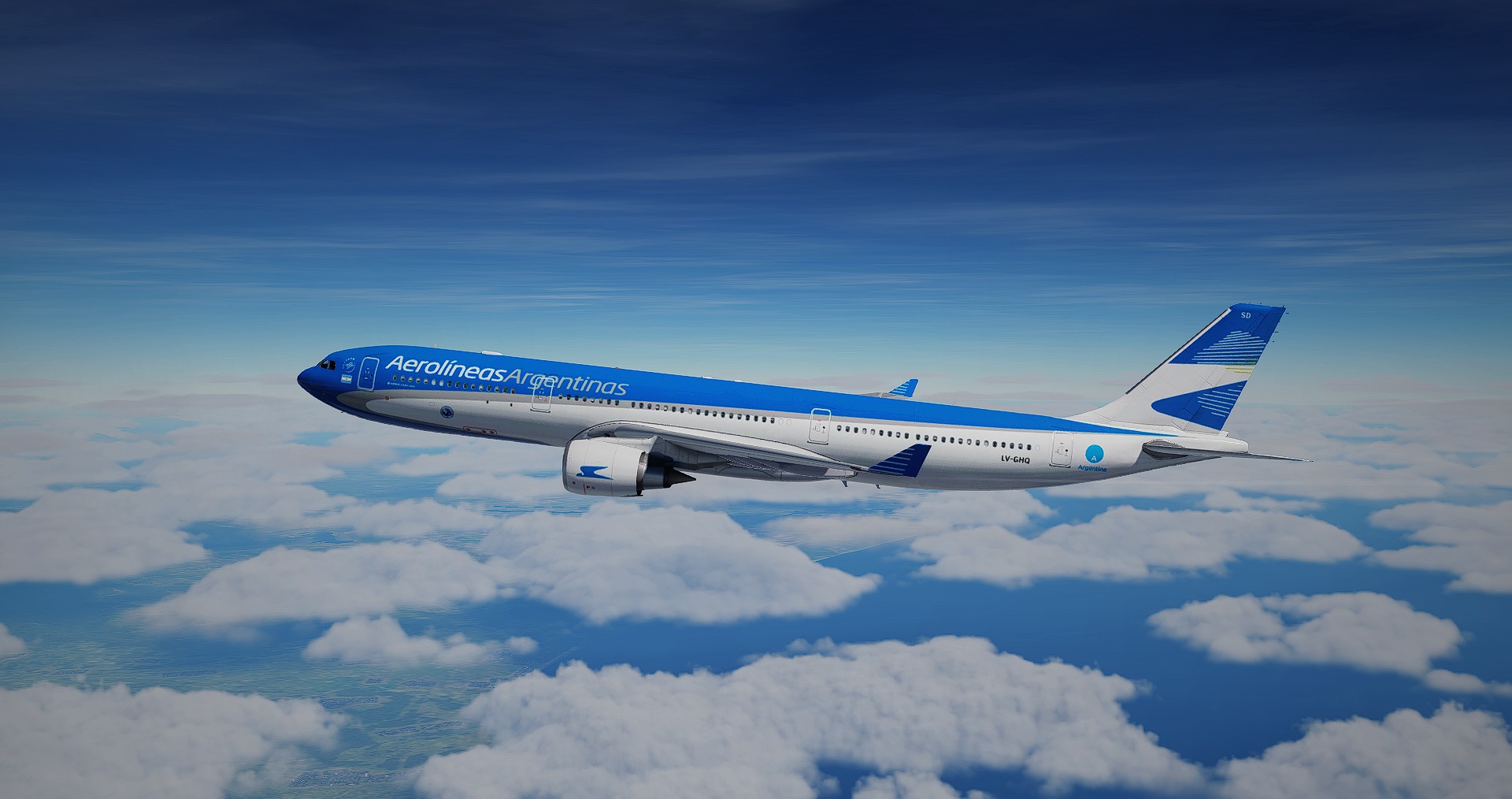 Aerolíneas Argentinas Livery For CAM's Airbus 330 and Boeing 737