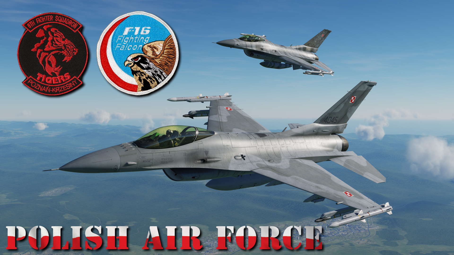 F-16C - Polish Air Force 31.BLt 6th Squadron V3