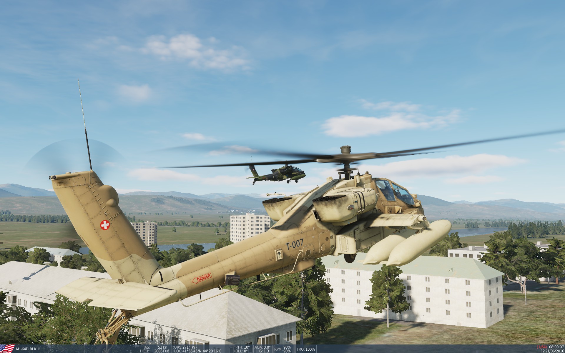 AH-64 Apache Swiss Air Force Desert / Schweizer Luftwaffe Wüste (Fictional)