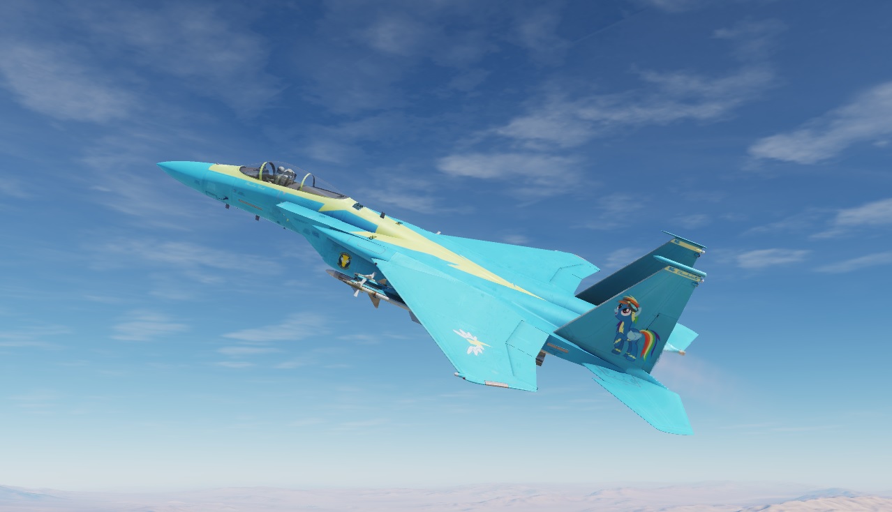 F-15 C Rainbow Dash Wonderbolts