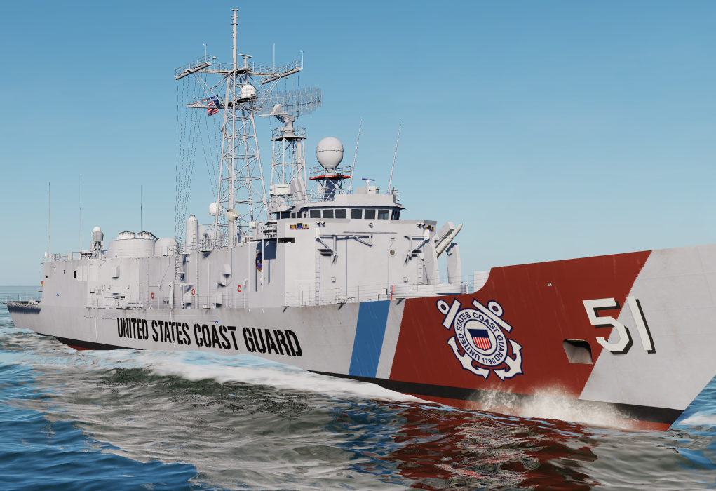 UNITED STATES COAST GUARD Perry Class Destroyer ** UPDATED** 1/17/2021