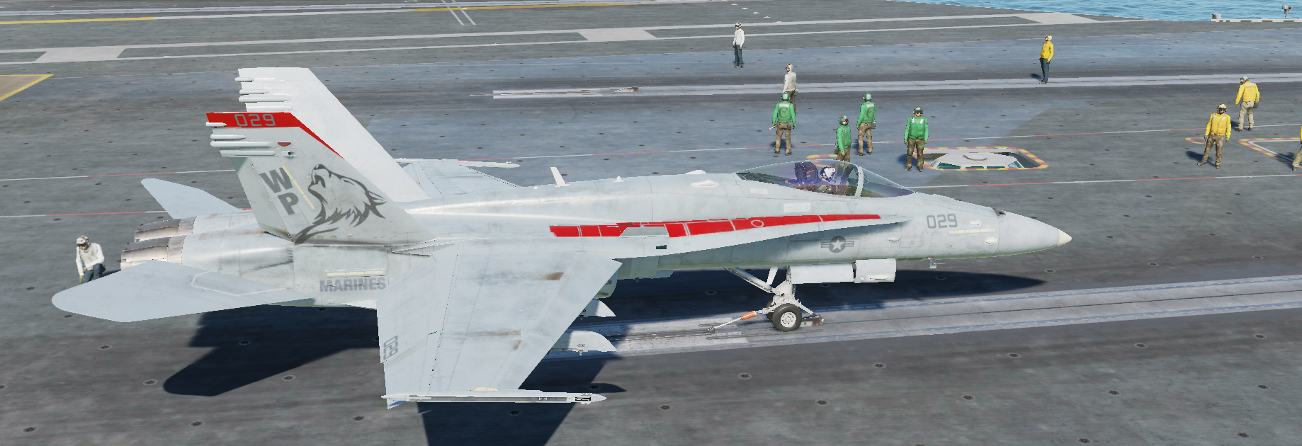 Wolf Pack F/A-18c Hornet Marines