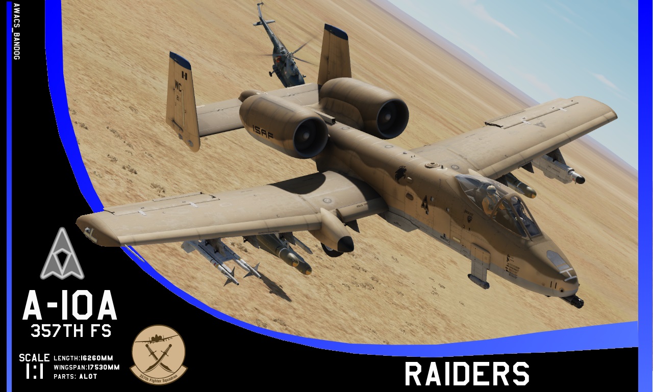 Ace Combat - ISAF 357th Fighter Squadron "Raiders" A-10A/A-10C