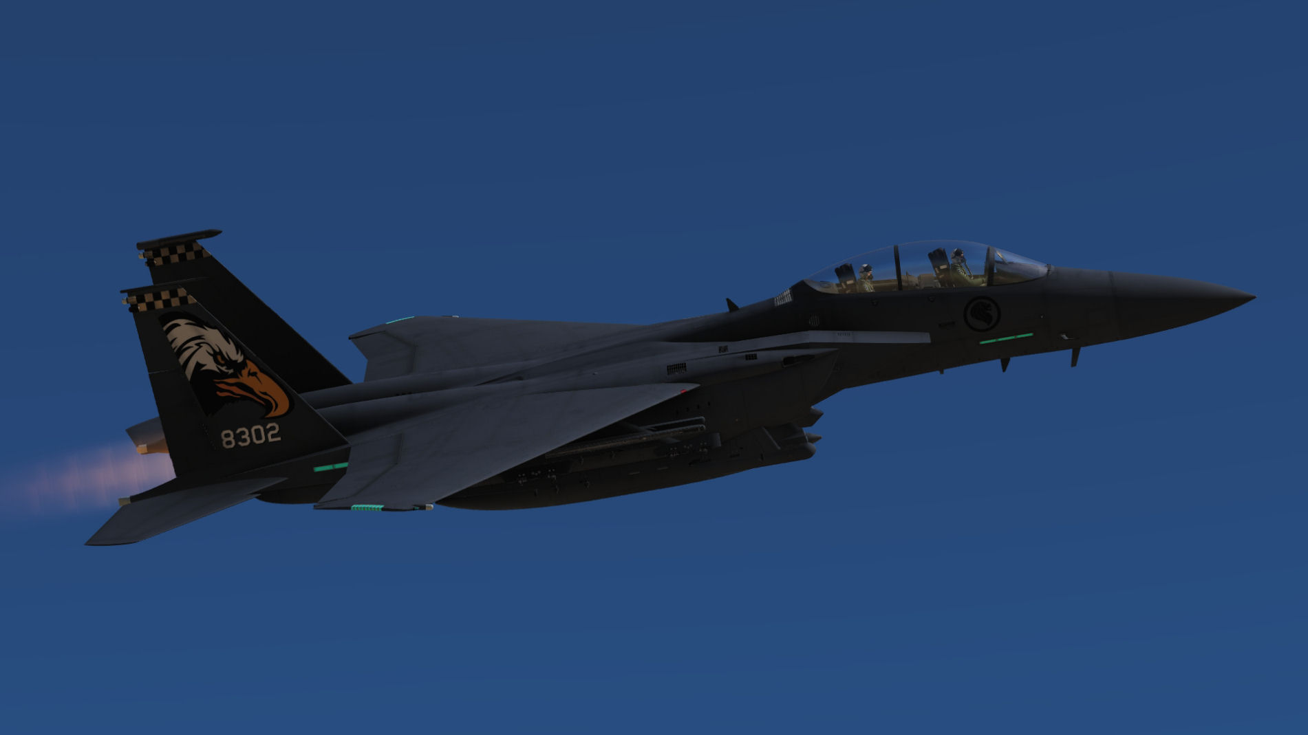 RSAF, 149th Squadron, 4x F15E ( fictional representing F-15SG's) Pack 2 of 3.