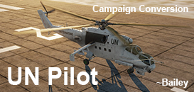 UN Pilot Mi-24P Hind Campaign (Huey Campaign Conversion)