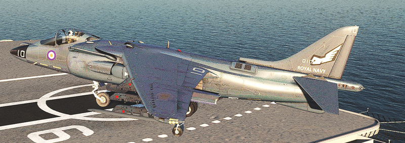 RN FRS1 Sea Harrier (Late-Falklands) Livery for AV-8B