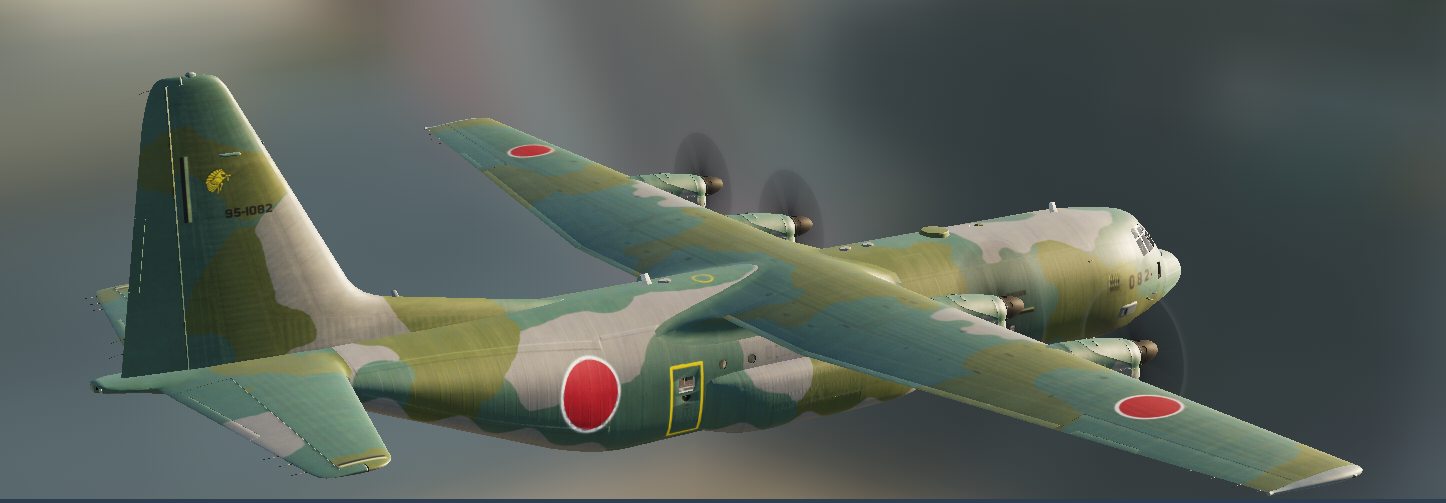 Japanese Air Self Defense Force(JASDF) 401st Tactical Airlift Squadron skin for ANUBIS C-130J Super Hercules Mod.