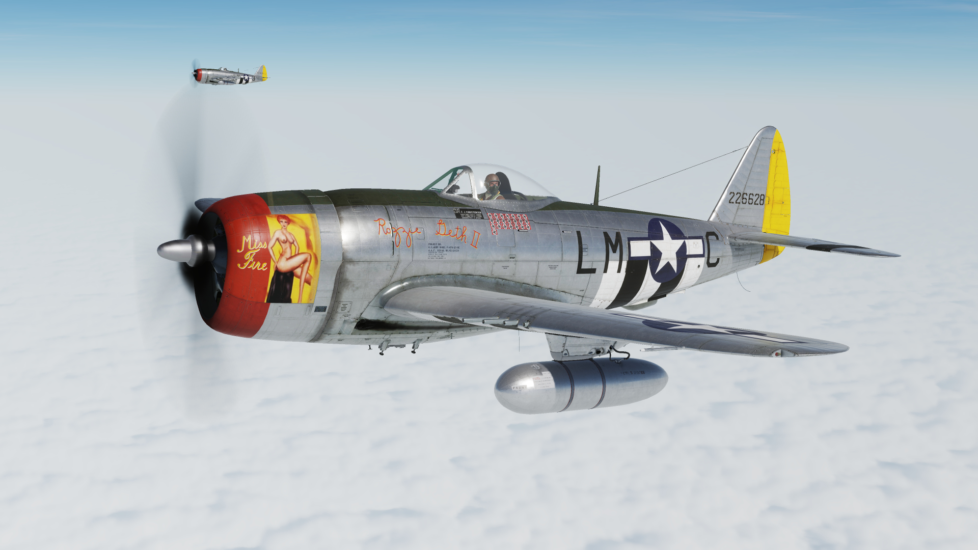 "Miss Fire/Rozzie Geth II" 56thFG 62ndFS