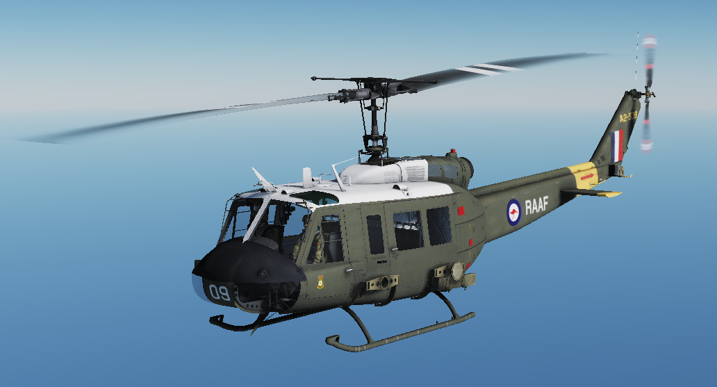 UH-1H RAAF 5SQN Replica Skin