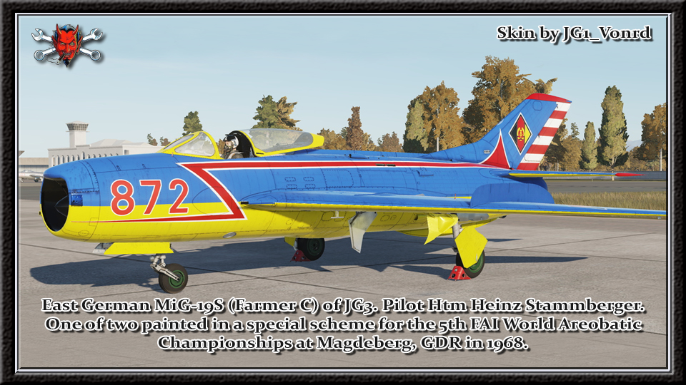 East German MiG-19S (Farmer C) Red 872
