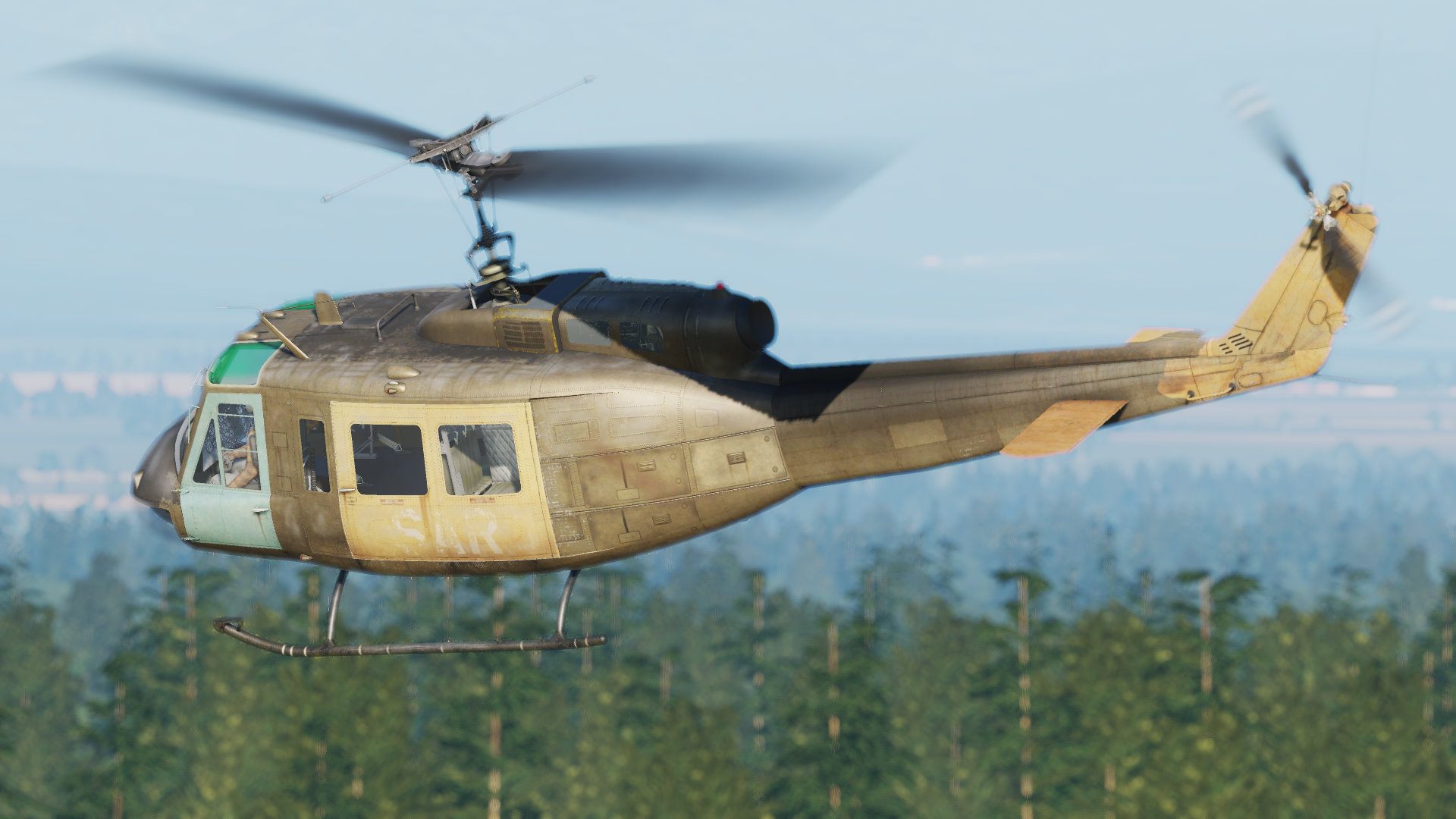 UH-1H Worn Out
