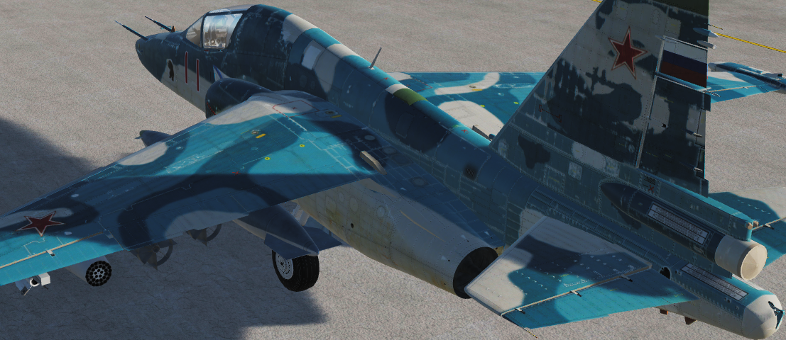 Окрас Су-25Т ВМФ 279-ого полка 1-ого звена (Вымешленная) .Color Su-25T Navy of the 279th regiment of the 1st link (Mixed)