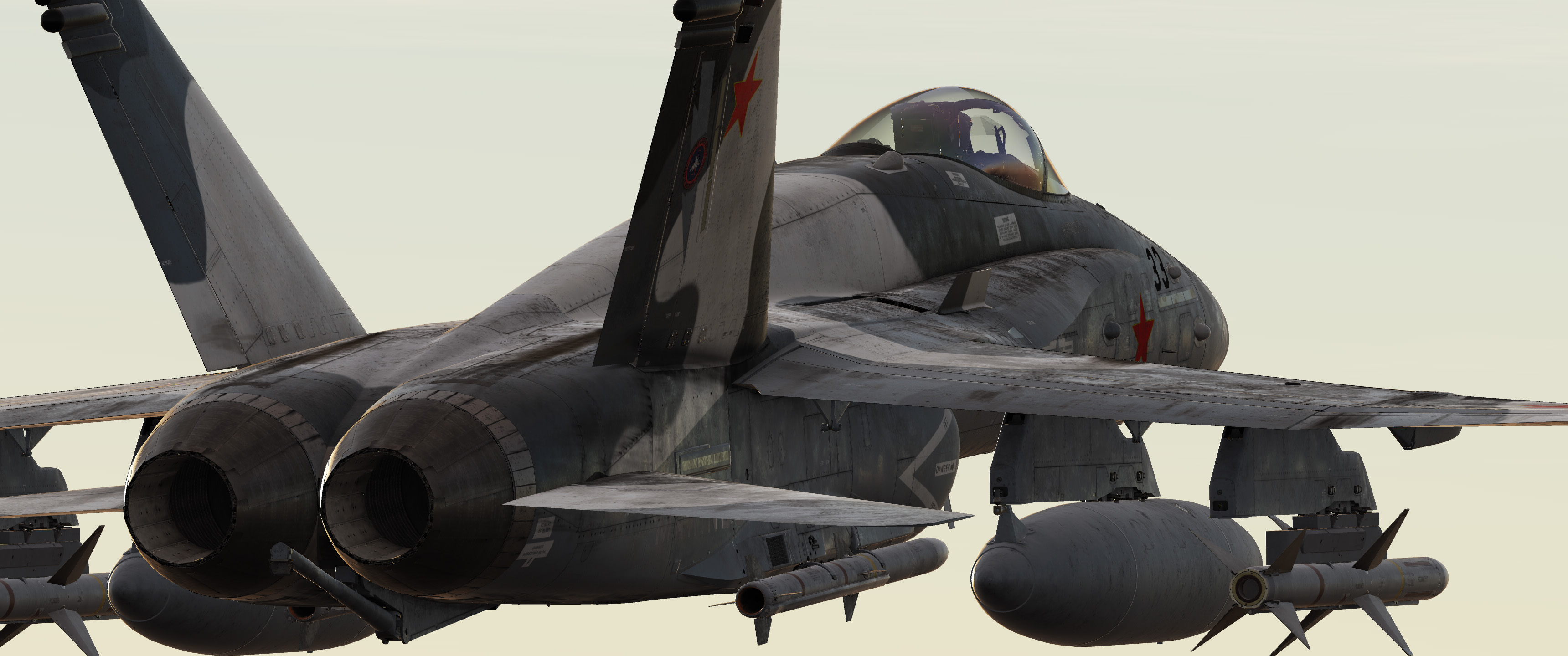 F/A-18C Arctic Aggressor Scheme "dirty"
