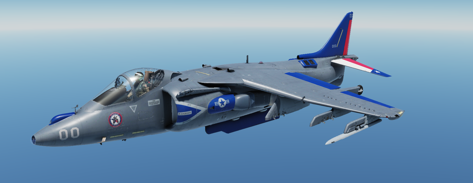 149th Virtual Fighter Wing AV-8B TEXAS Livery