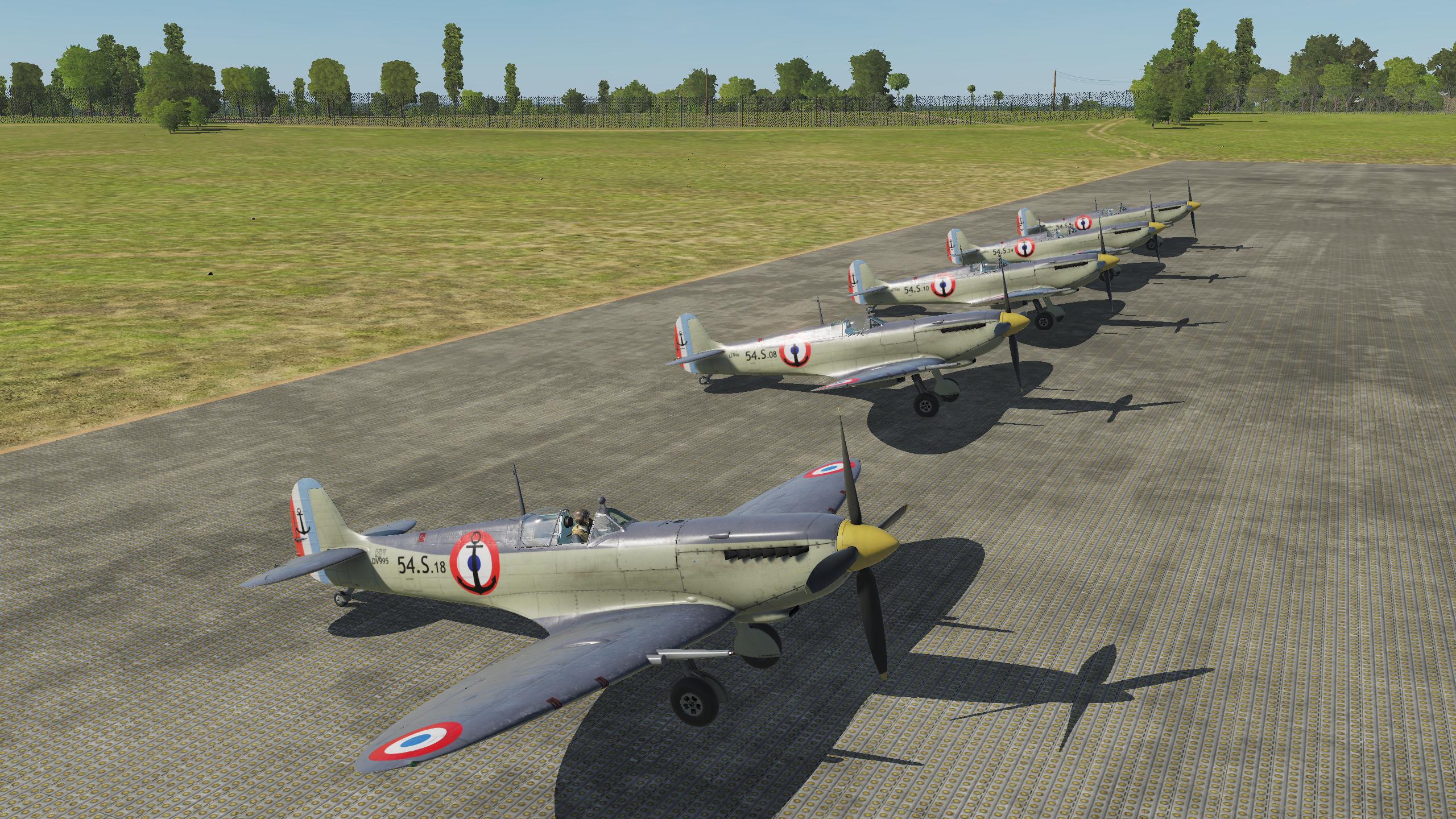 [Semi-Fictional] French Navy Seafire XV Livery Pack